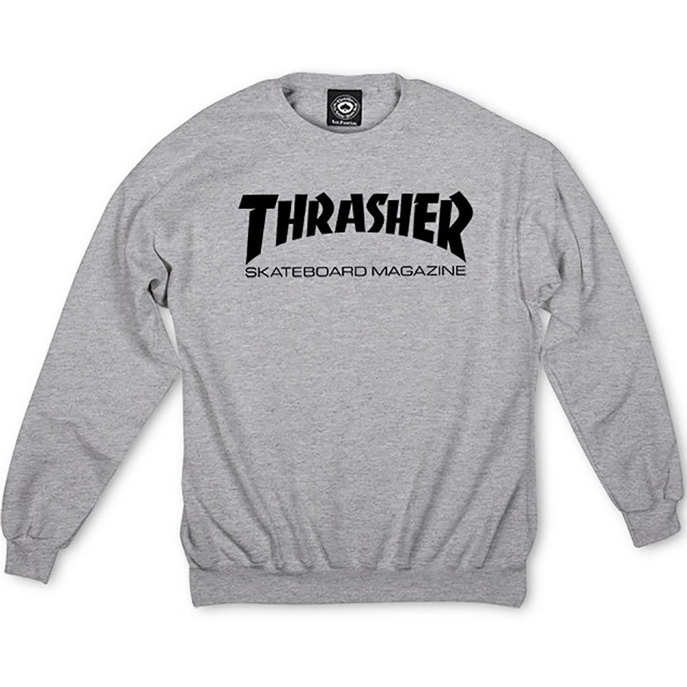 Thrasher Skate Mag Crew heather grey