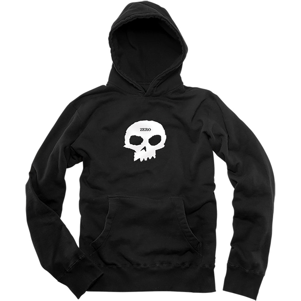 Zero Single Skull Pullover Hood Black