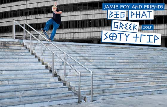 Jamie Foy’s “Big Phat Greek SOTY Trip” Video