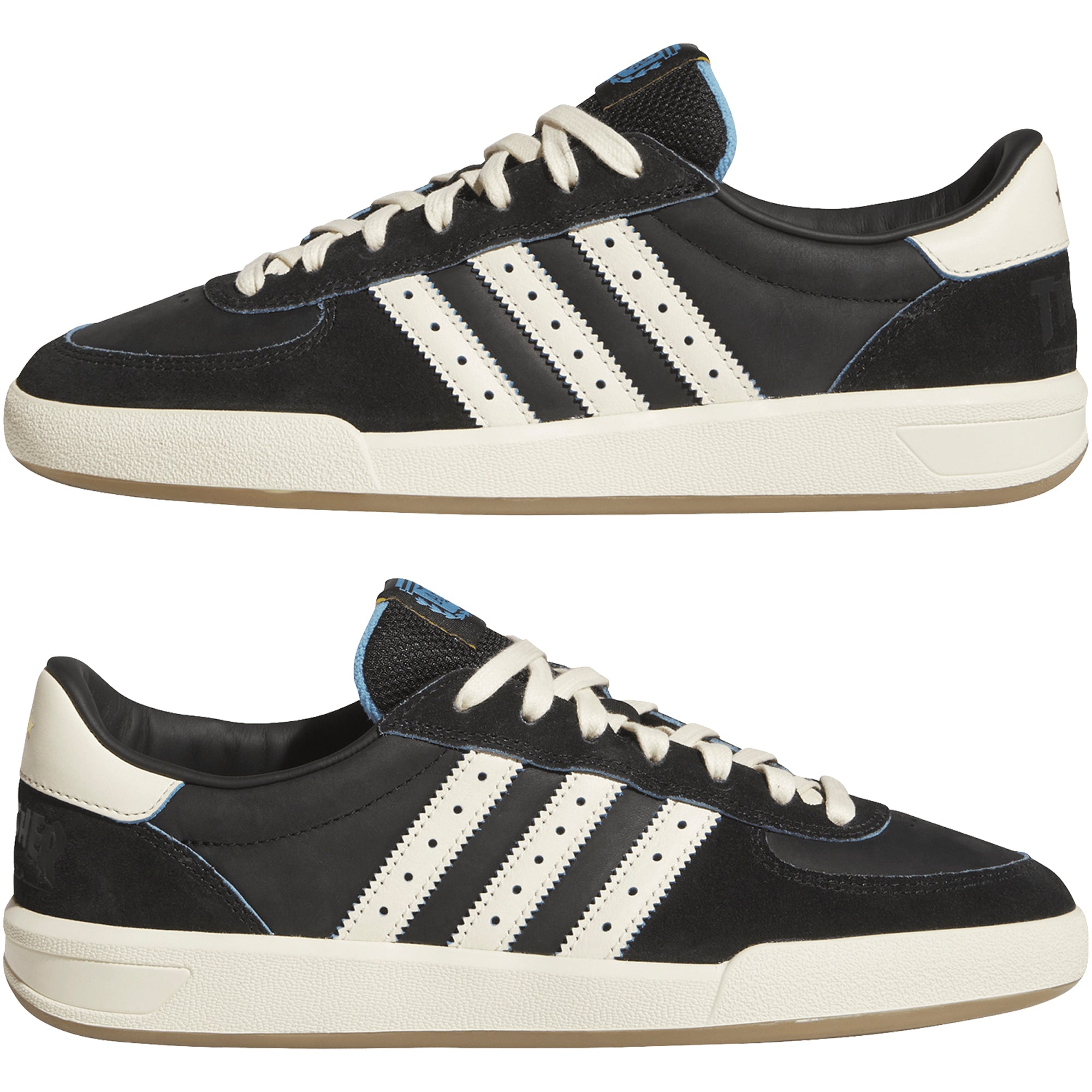 adidas x Thrasher x AFA Glenburn Shoes Preloved Core Black/Cream White/Gum