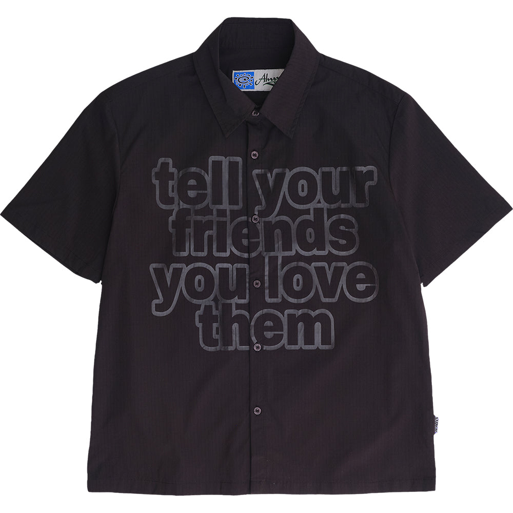 Always Do What You Should Do Tyfylt Shirt Black