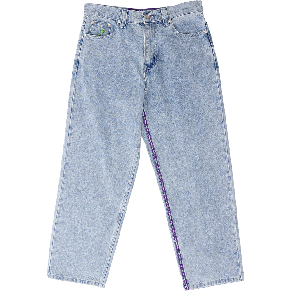 Always Do What You Should Do Nigo Purple Label Denim Jeans Light Washed