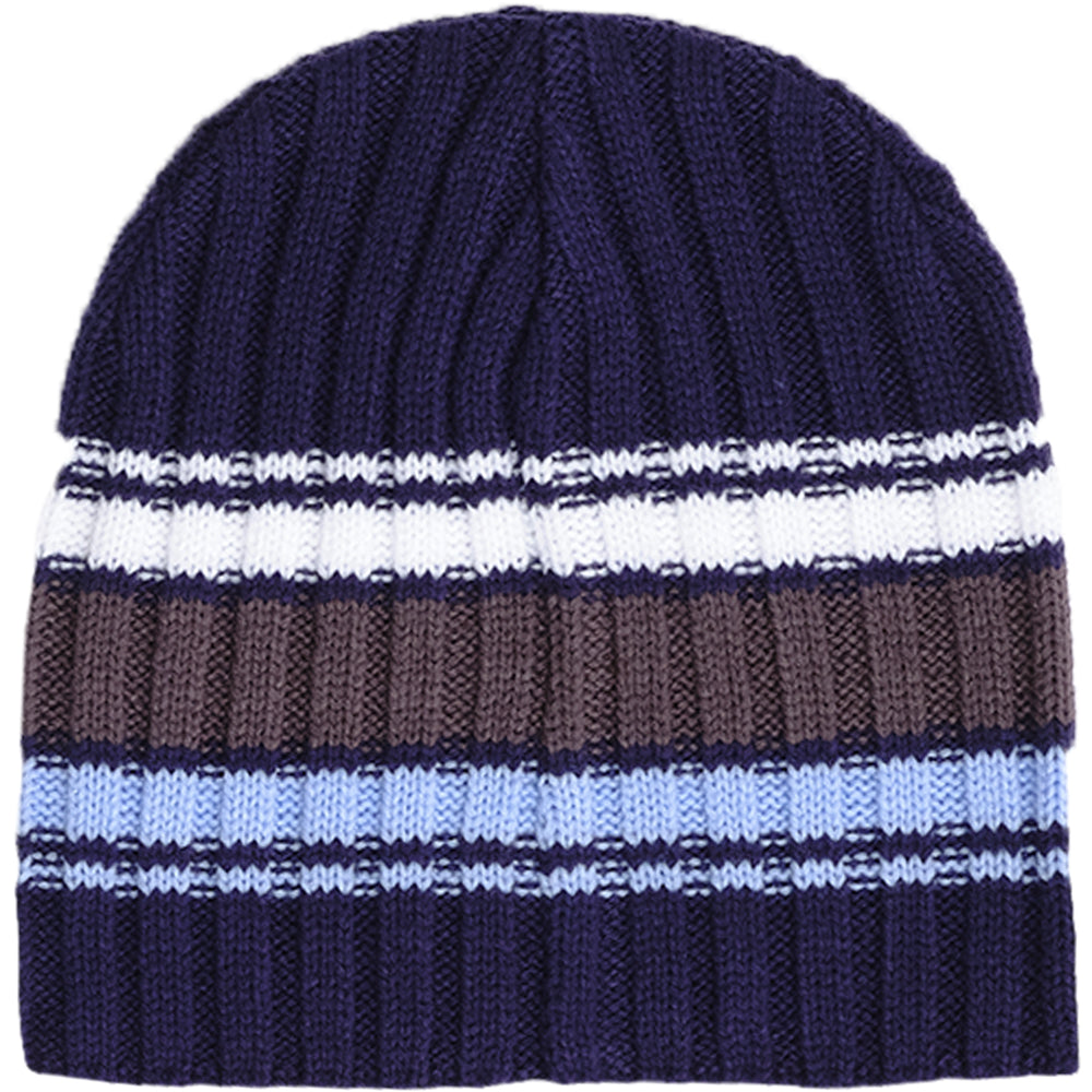 Always Do What You Should Do Cable Knit Clyde Beanie Black/Grey