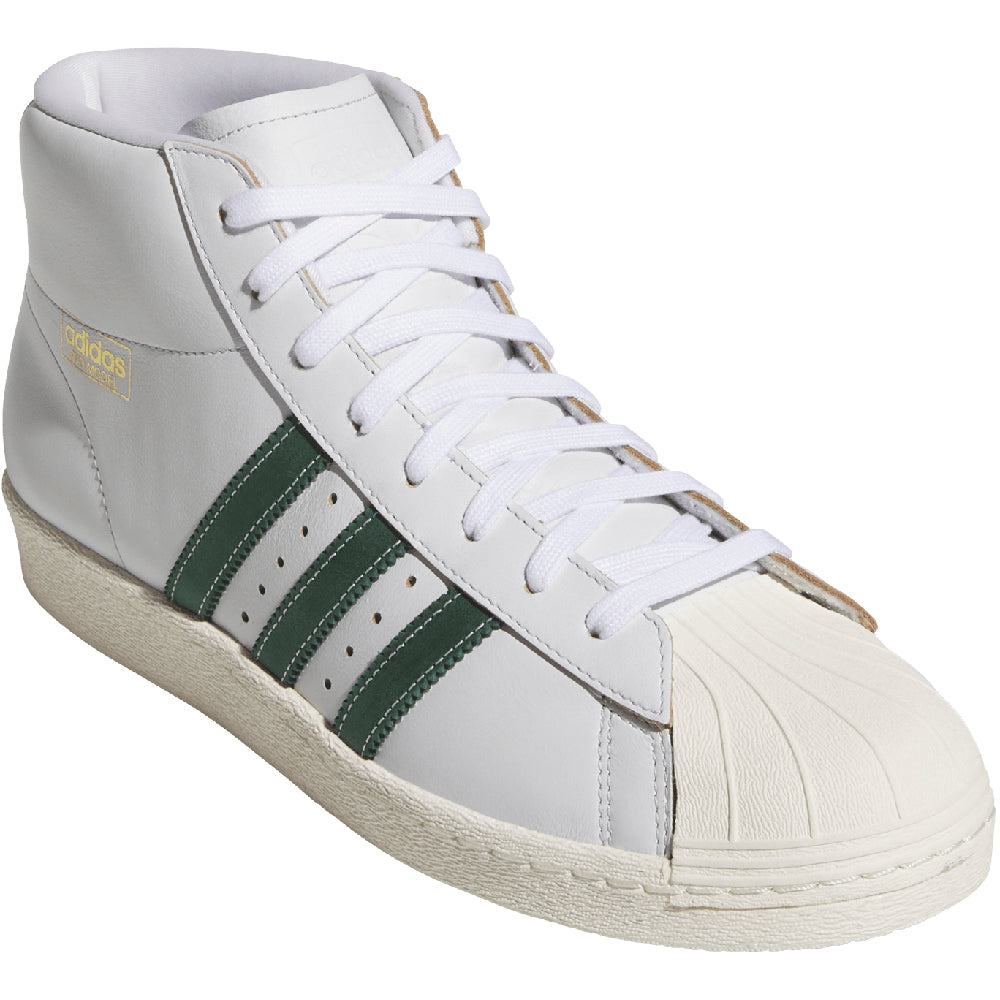 Adidas Pro Model 80 ADV Shoes Crystal White/Collegiate Green/Off White