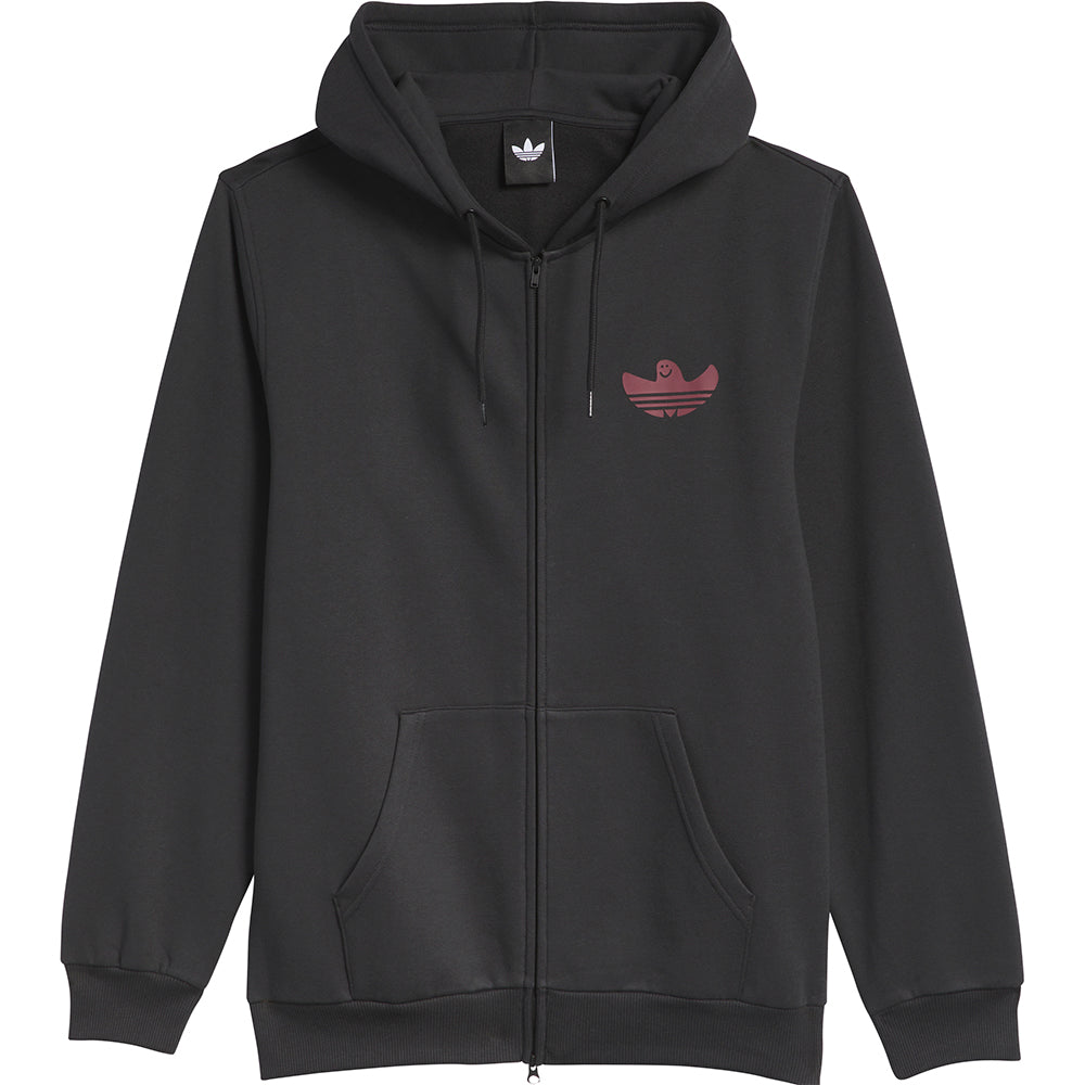 Adidas Shmangry Zip Up Graphic Hoodie Black/Shadow Red