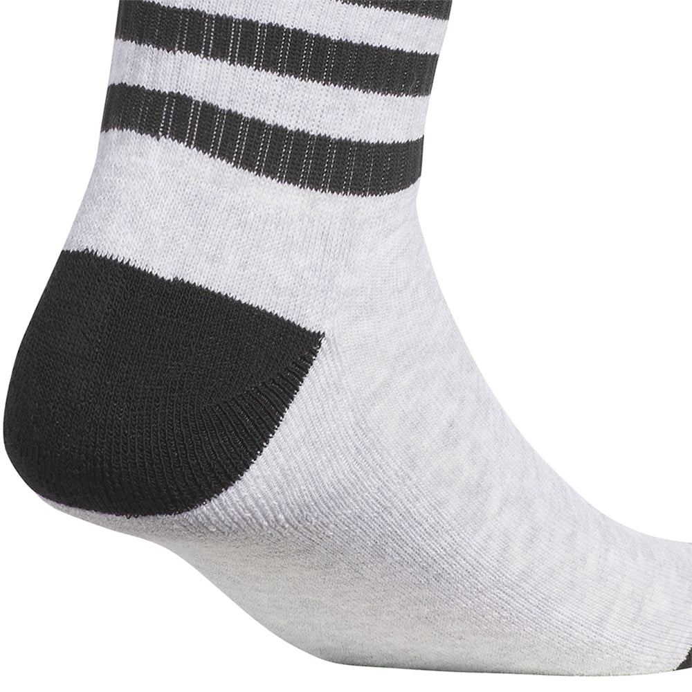 Adidas Tyshawn Socks 3 Pairs White/Light Grey Heather/Black