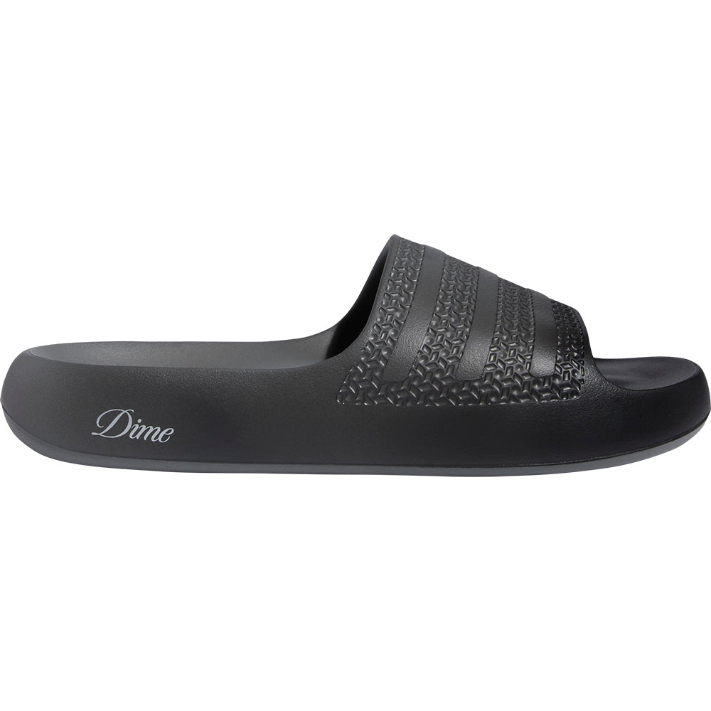 Adidas x Dime MTL Adilette Ayoon Slides Core Black/Vista Grey/Gold Metallic