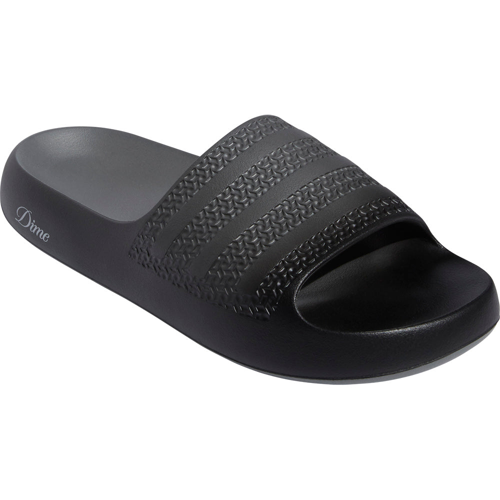 Adidas x Dime MTL Adilette Ayoon Slides Core Black/Vista Grey/Gold Metallic