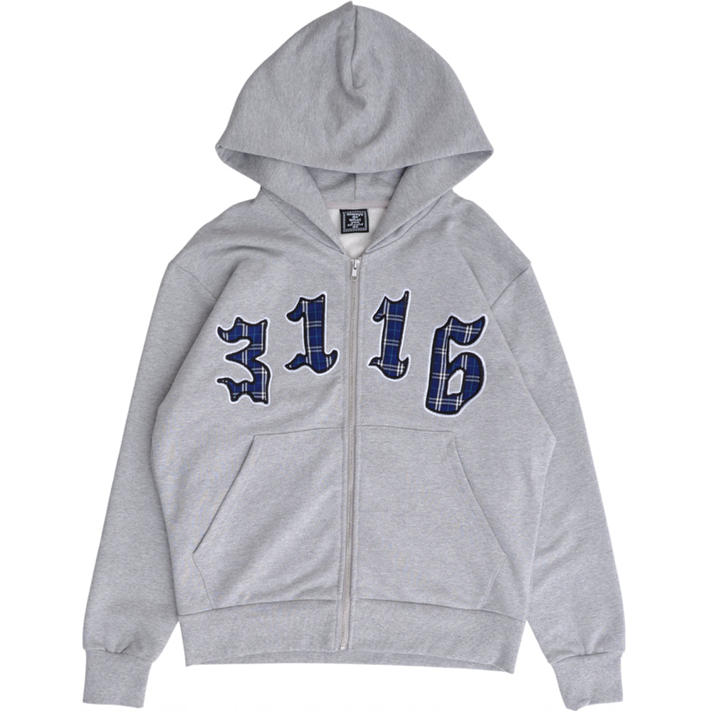 Always Do What You Should Do 3116 Premium Zip Up Hoodie Grey