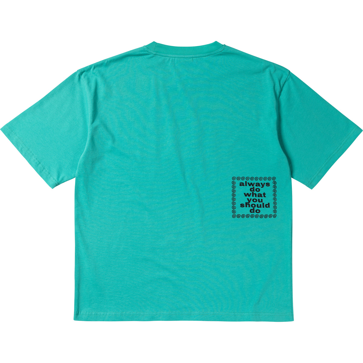Always Do What You Should Do 3116 Tee Teal