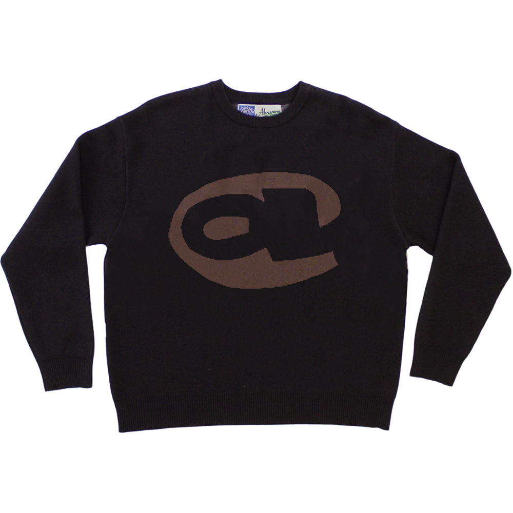 Always Do What You Should Do Ball Knitted Jumper Black