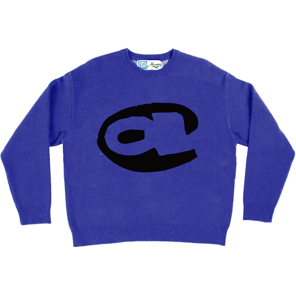 Always Do What You Should Do Ball Knitted Jumper Royal Blue