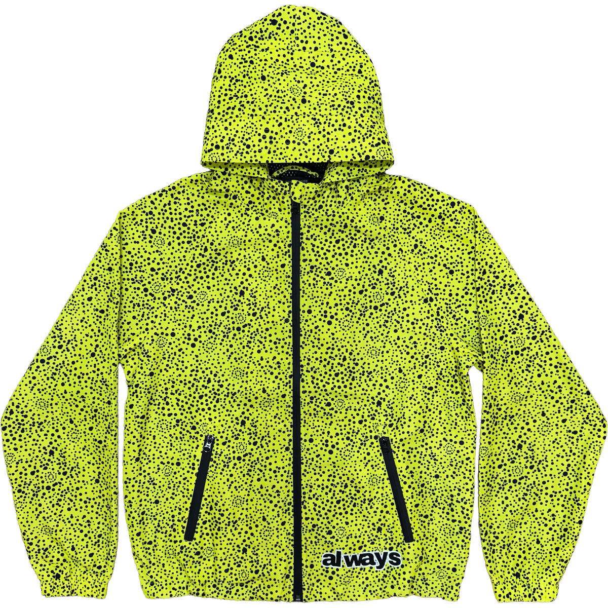 Always Do What You Should Do Dotted Bandemic Jacket Yellow