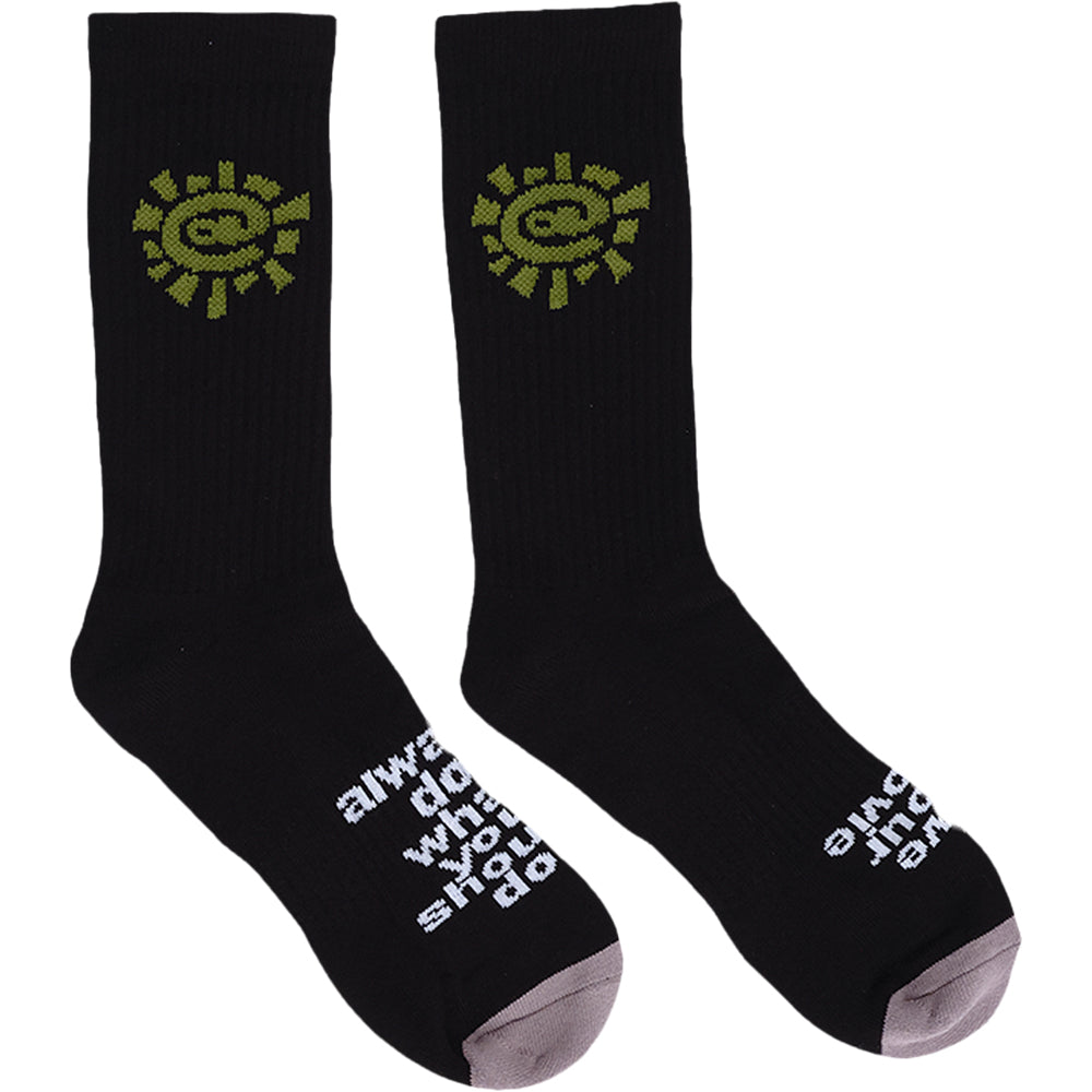Always Do What You Should Do Green @ Sun Socks Black