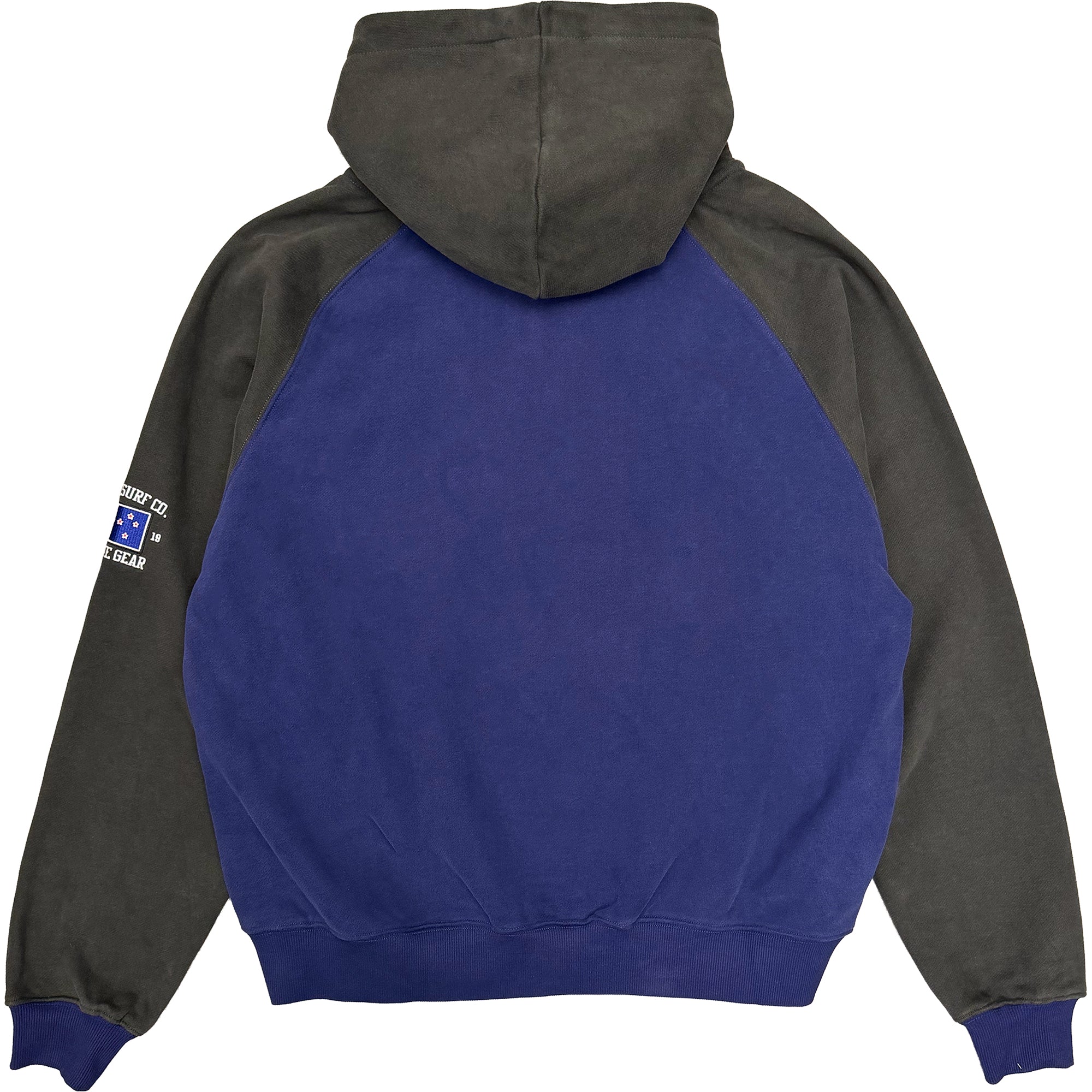 Always Do What You Should Do Jersey Raglan Zip Yp Hoodie Navy