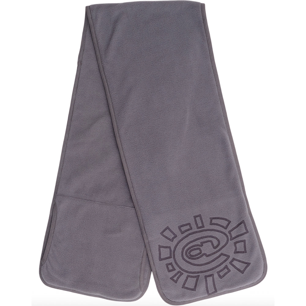 Always Do What You Should Do Polar Fleece Scarf Grey