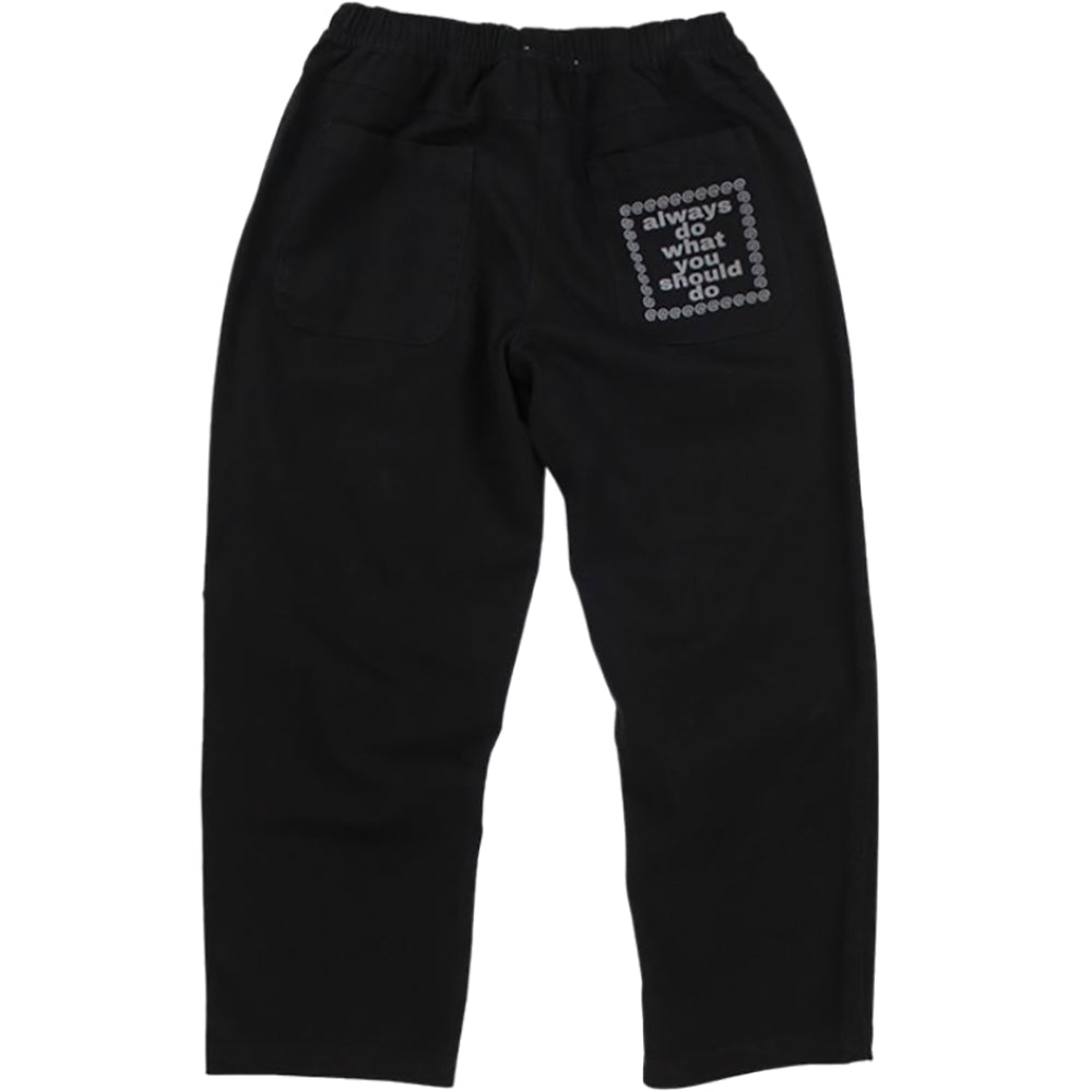 Always Do What You Should Do Relaxed Skate Pant Black