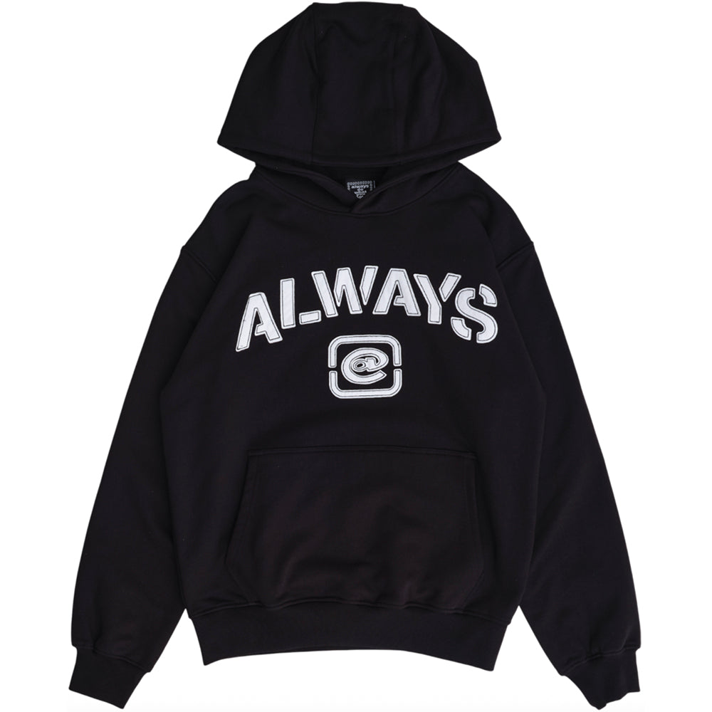 Always Do What You Should Do Stencil Hoodie Black