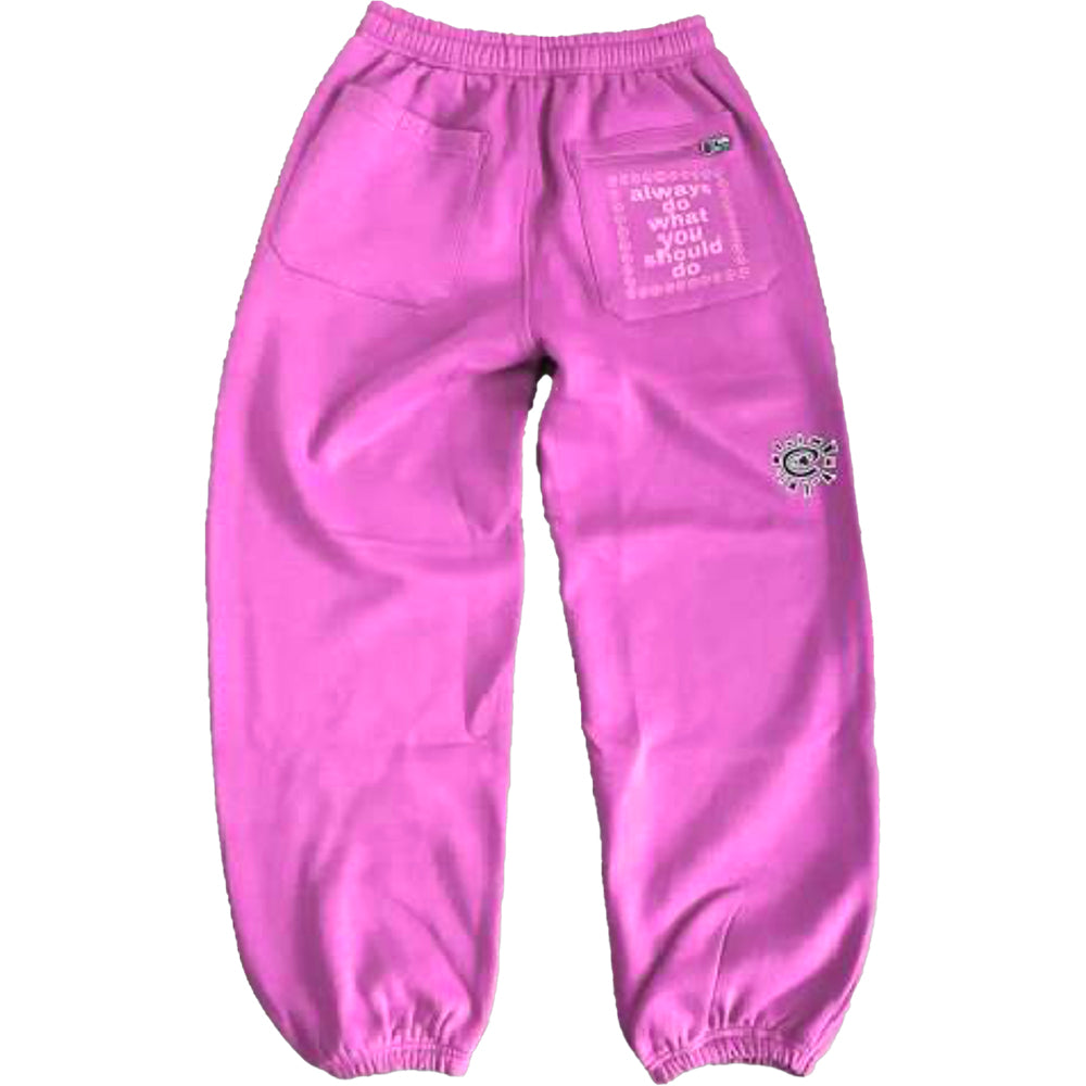 Always Do What You Should Do @sun Joggers Light Pink