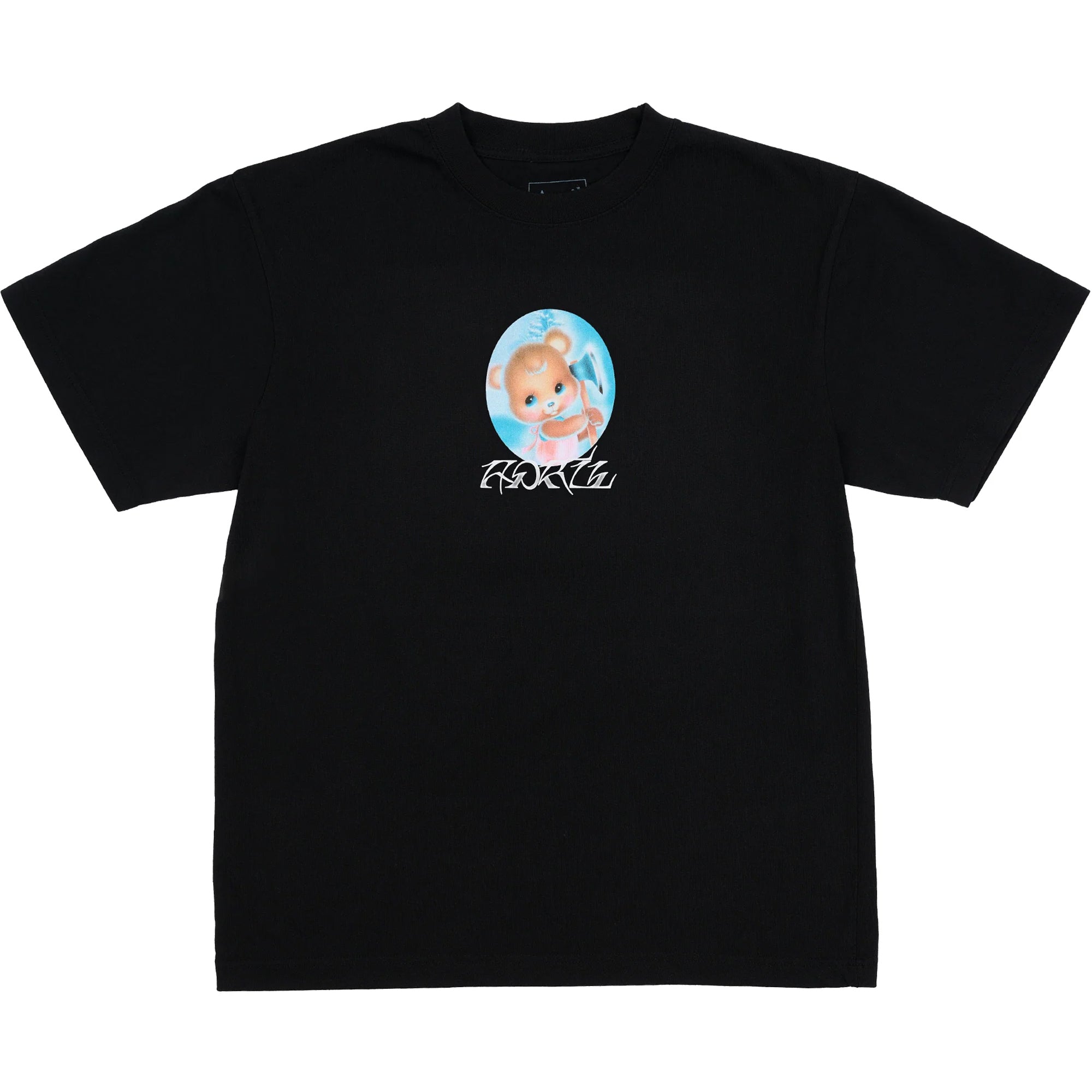 April Bear Tee Black