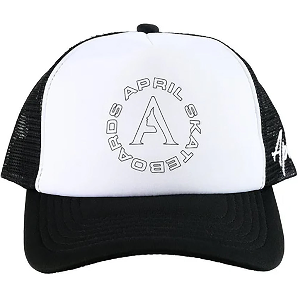 April Full Circle Trucker Cap Black
