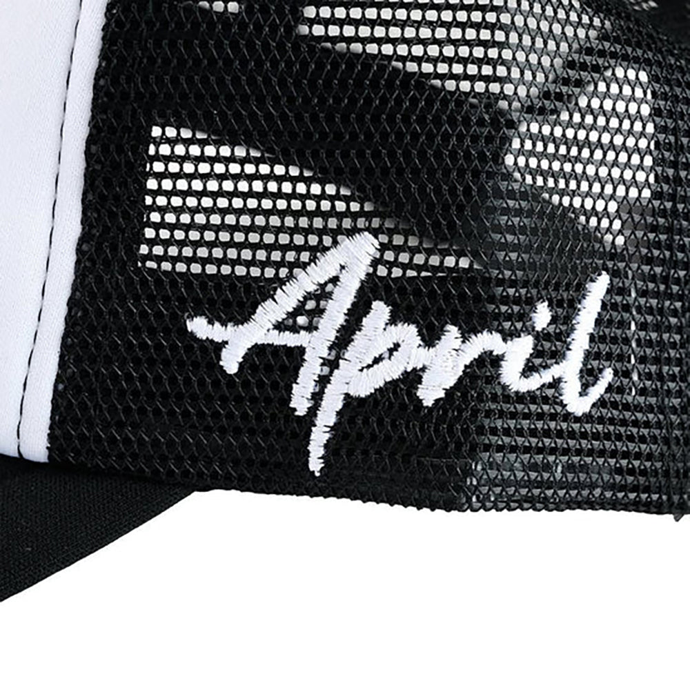 April Full Circle Trucker Cap Black