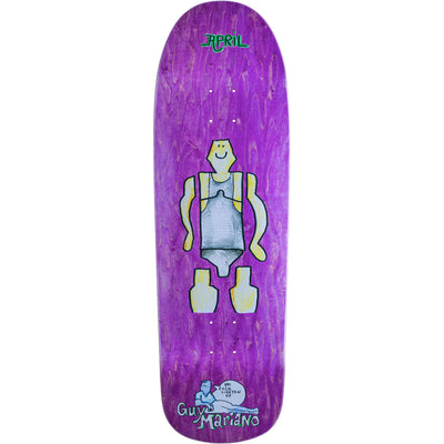 April Guy Mariano by Gonz Purple Stain Deck 9.6"