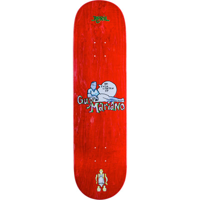 April Guy Mariano by Gonz Red Stain Deck 8.5"