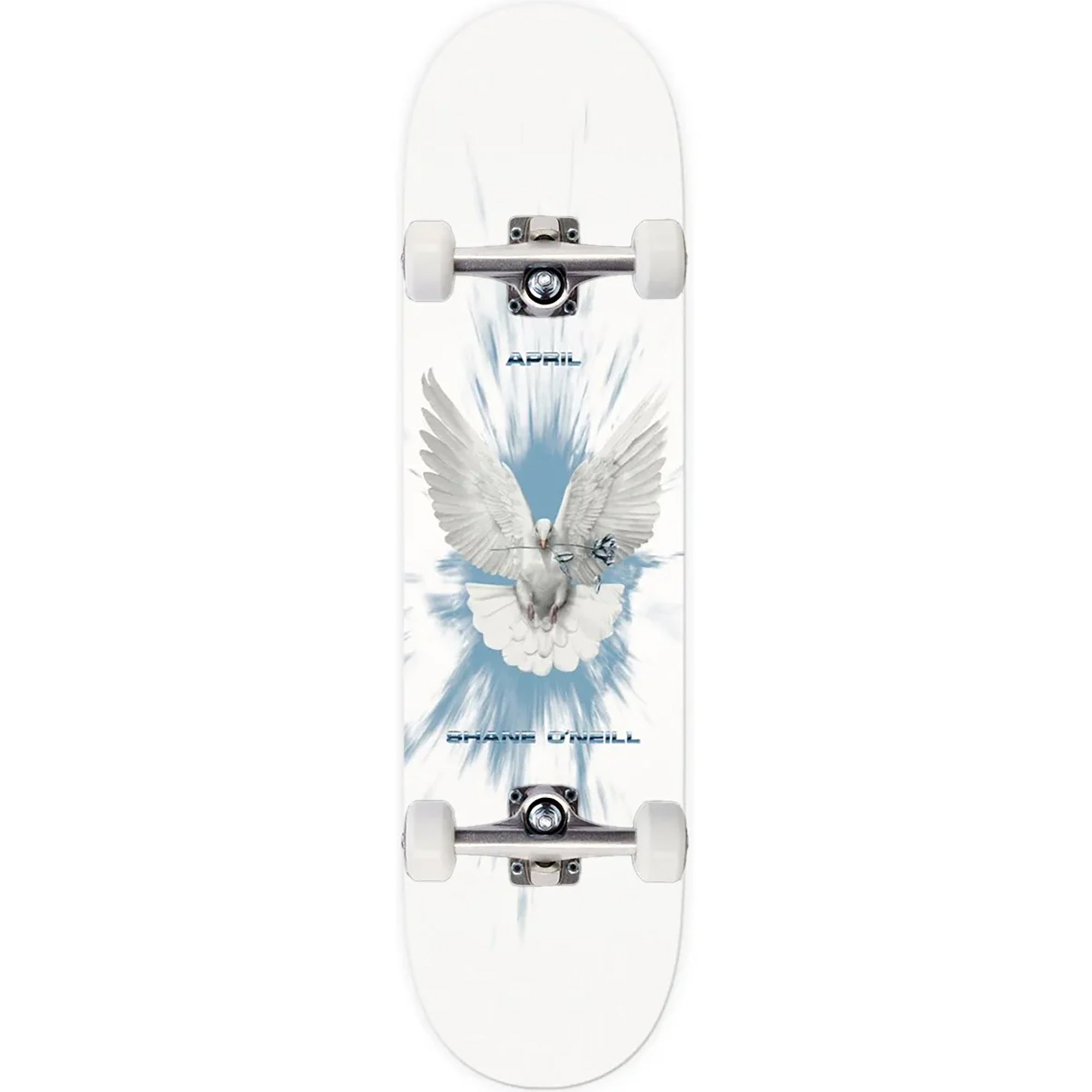 April Shane O'Neill OG Dove Complete Skateboard 8.25"