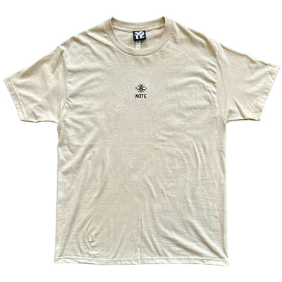 NOTE Emblem T Shirt Sand