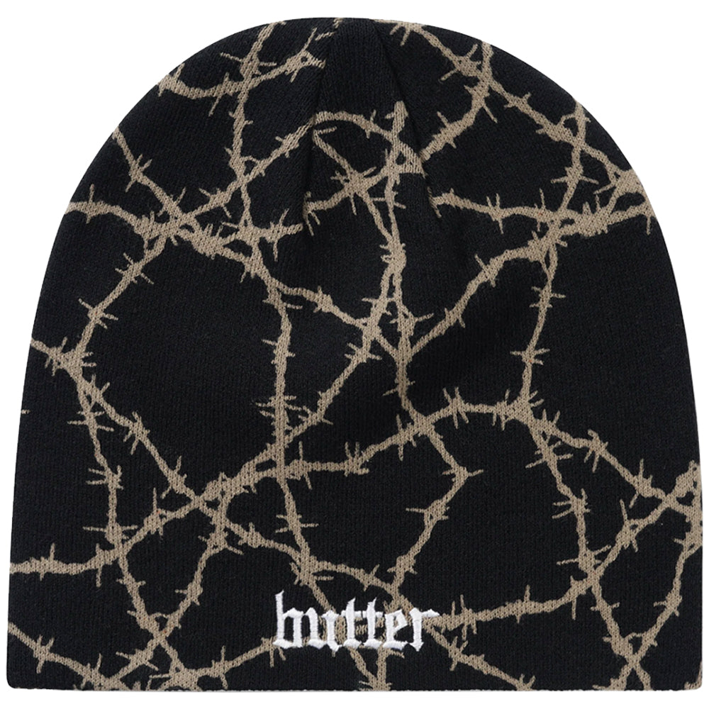 Butter Goods Wired Skully Beanie Black