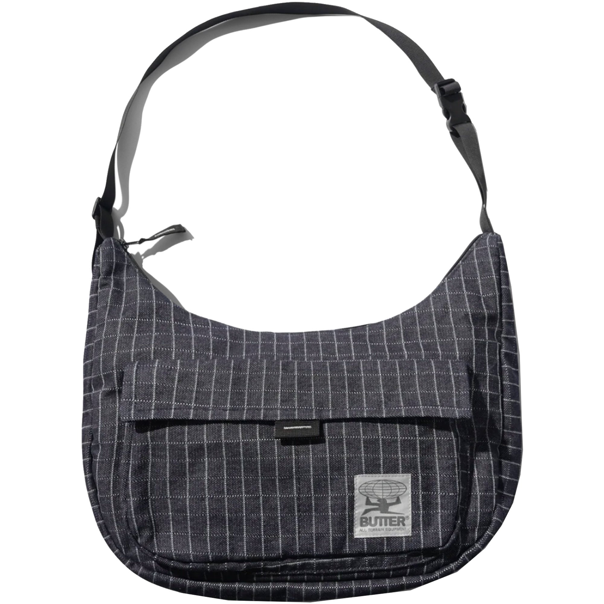Butter Goods Crossbody Bag Grid Denim