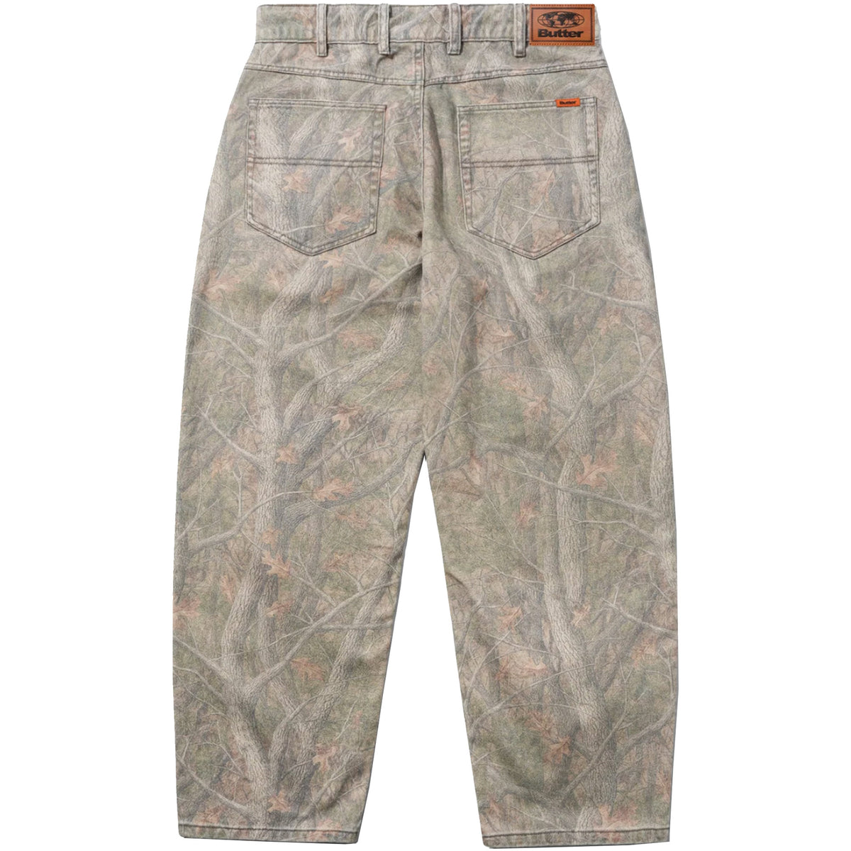 Butter Goods Baggy Denim Jeans Forest Camo