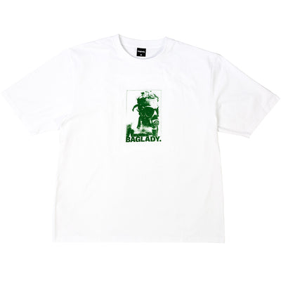 Baglady Gas Mask T Shirt White