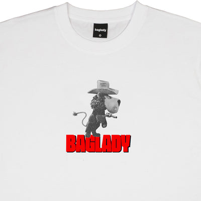 Baglady Lion T Shirt White