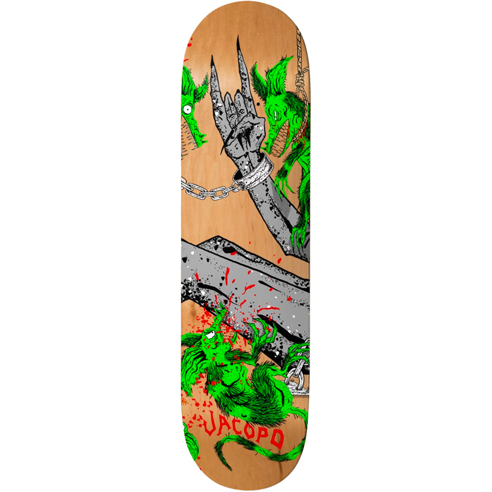 Baker Jacopo Carozzi Toxic Rats Skateboard  Deck 8.25"