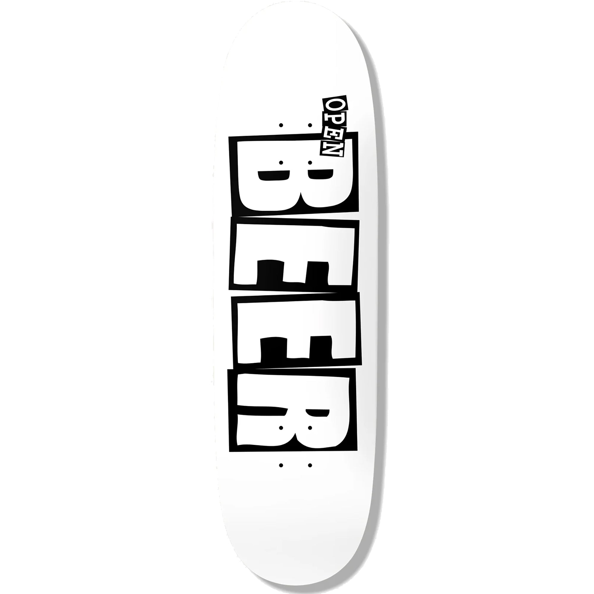 Baker Nuge Open Beer Logo Skateboard Deck 9.25"
