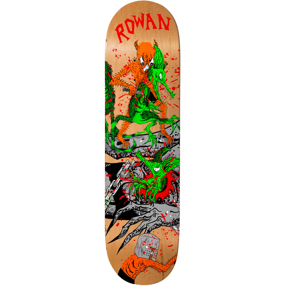 Baker Rowan Zorilla Toxic Rats Skateboard Deck 8.38"