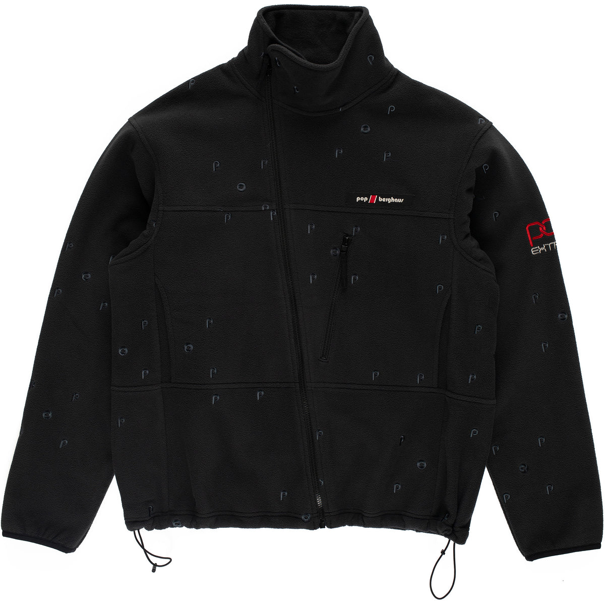 Berghaus x Pop Trading Company Lhoste Fullzip Fleece Jacket Jet Black