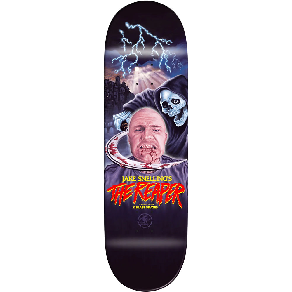 Blast Skates Jake Snelling The Reaper Popsicle Skateboard Deck 9"