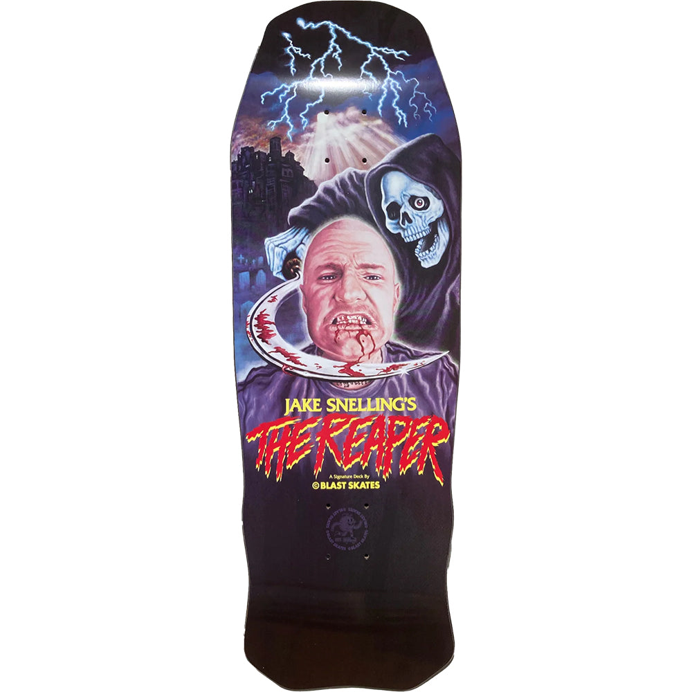 Blast Skates Jake Snelling The Reaper Signature Skateboard Deck 10"