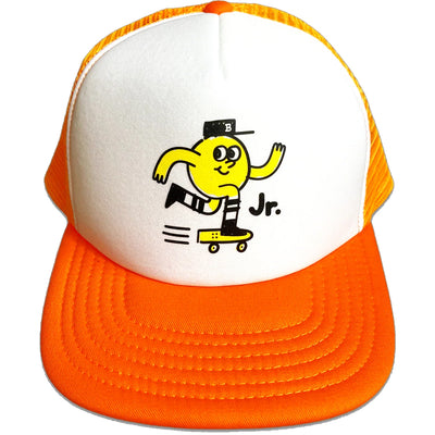 Blast Skates Kids Mesh Hat Orange/White