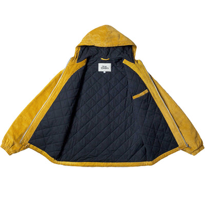 Blue Flowers Arcade Corduroy Jacket Mustard