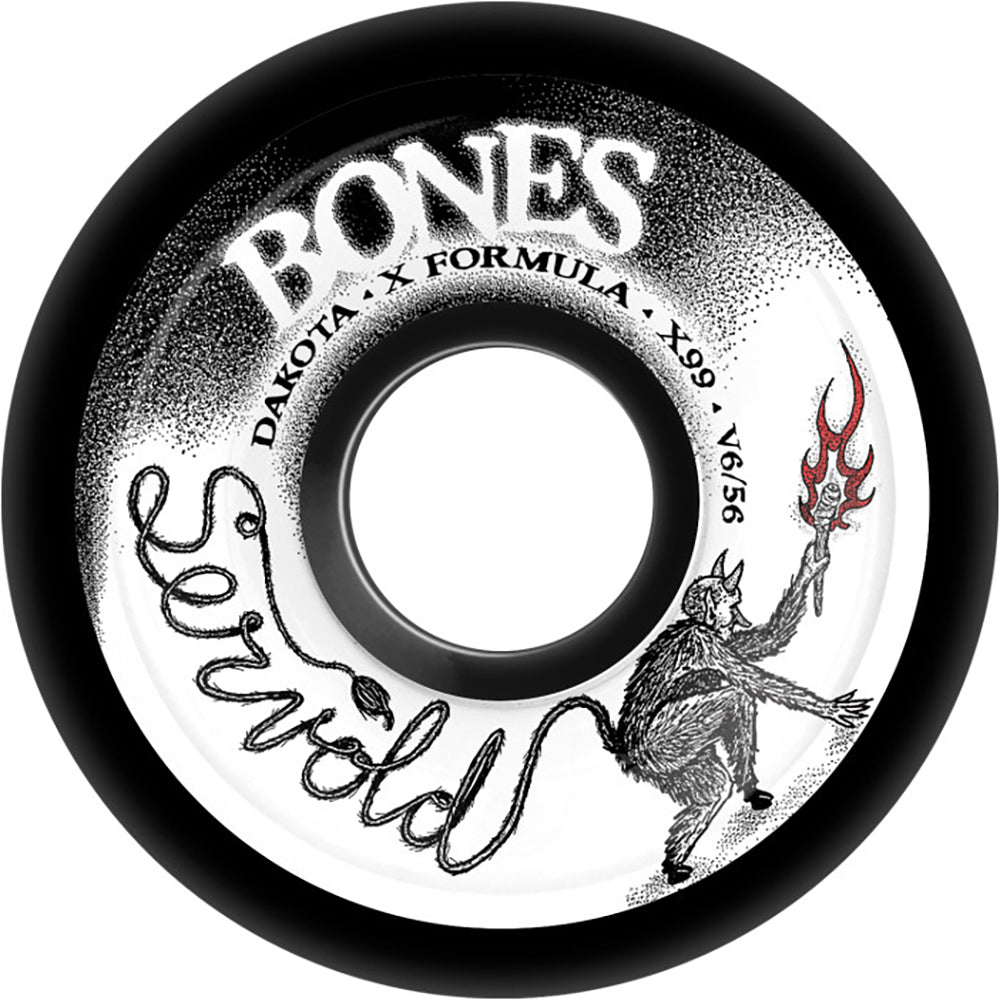 Bones X-Formula Dakota Servold Eternal Search V6 Widecut 99A Wheels 56mm