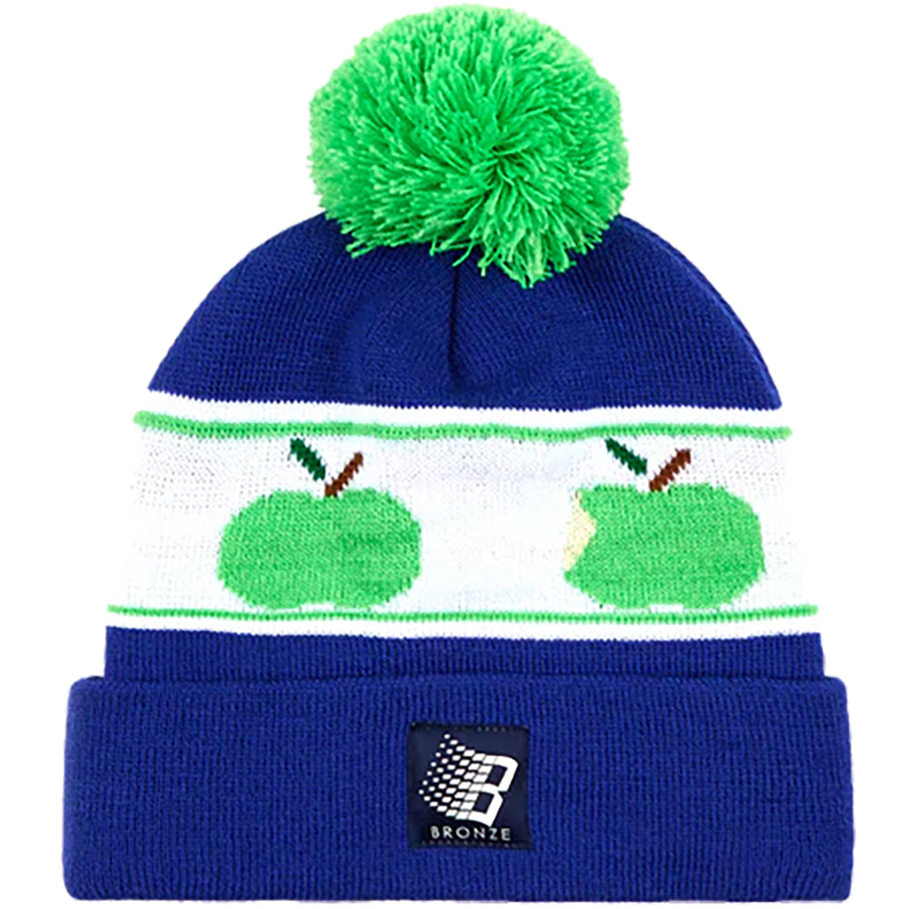 Bronze 56K Apple Beanie Blue