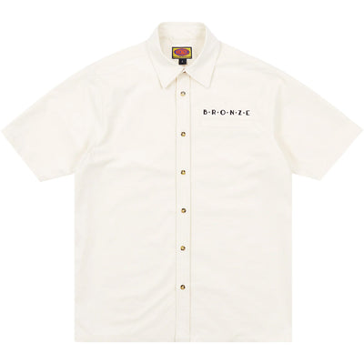 Bronze 56K Ripstop Button Up Shirt Ivory
