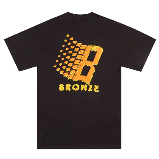 Bronze 56K Streaker Logo Tee Black