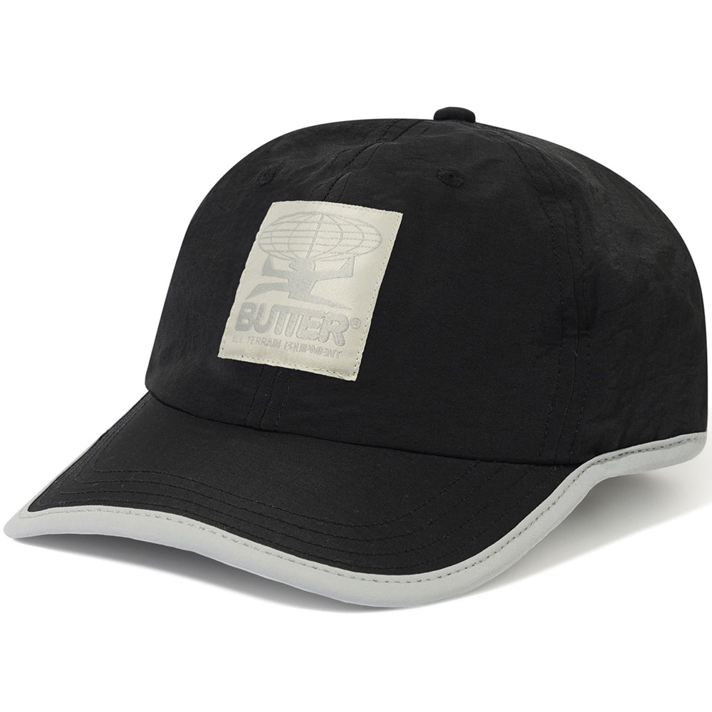 Butter Goods All Terrain 6 Panel Cap Black/Light Grey