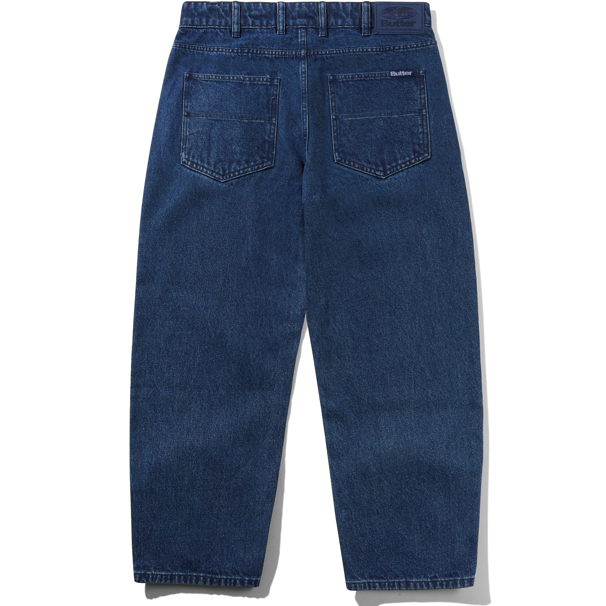 Butter Goods Baggy Denim Jeans Dark Blue