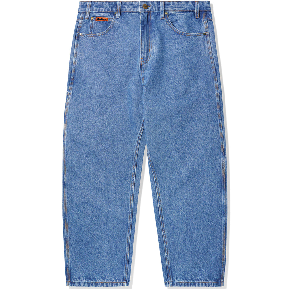 Butter Goods Baggy Denim Jeans Washed Indigo